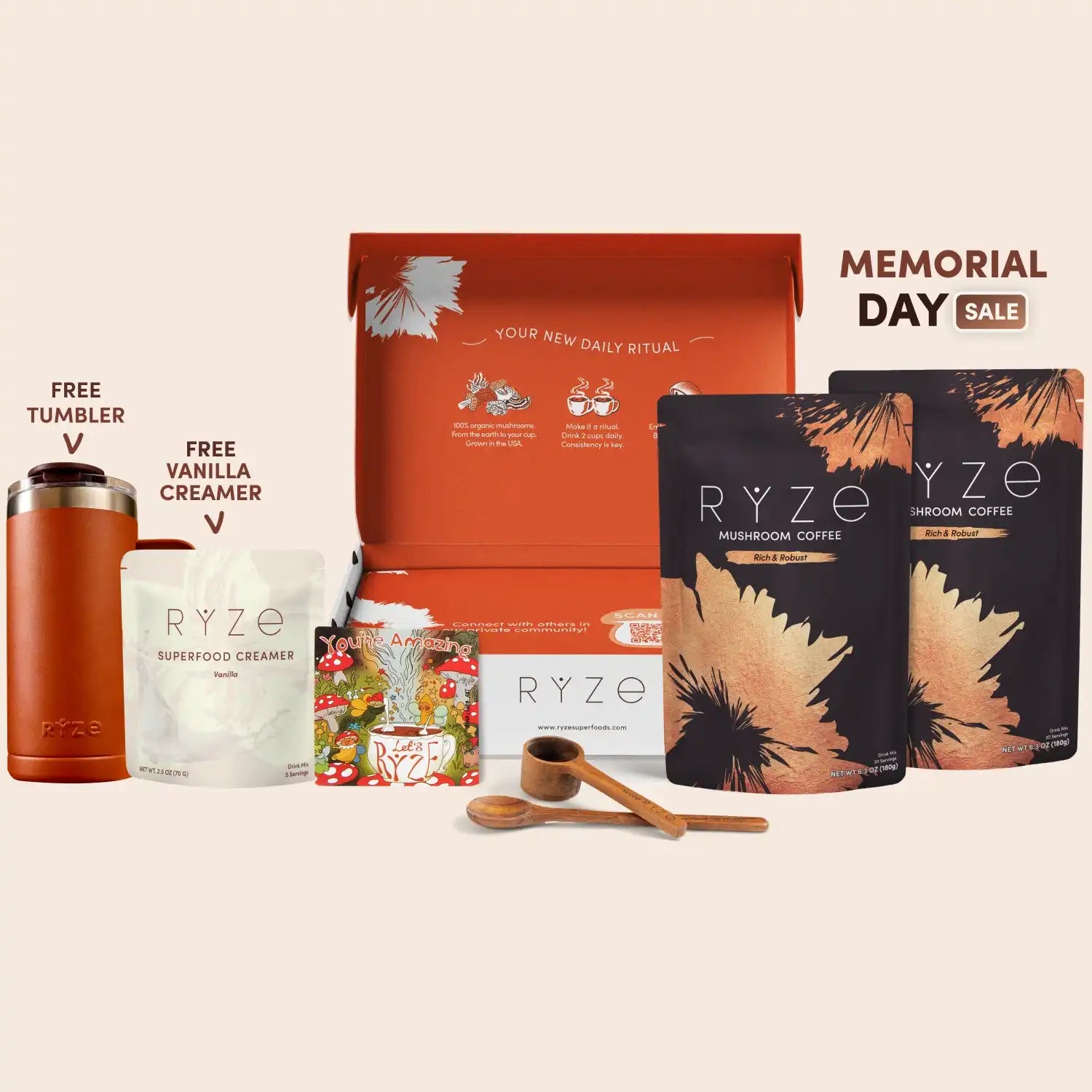 Mushroom Coffee Dark Roast Starter Kit (Upgrade)